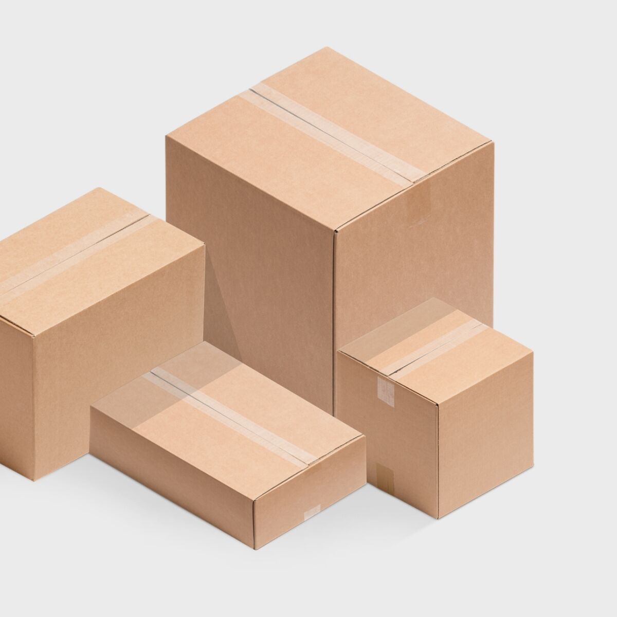 Optipac Optipac Standard Versandkarton zum Verkleben 1-wellig B 2.5mm
