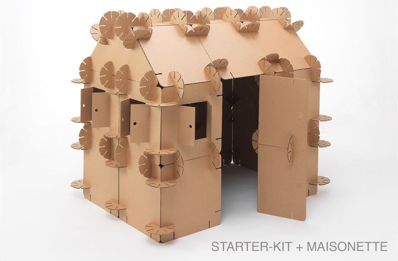 Kartonspiel 150 x 100 x 135 cm braun