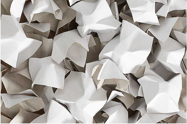 Füllmaterial farbig 80x60x40 cm weiss/braun