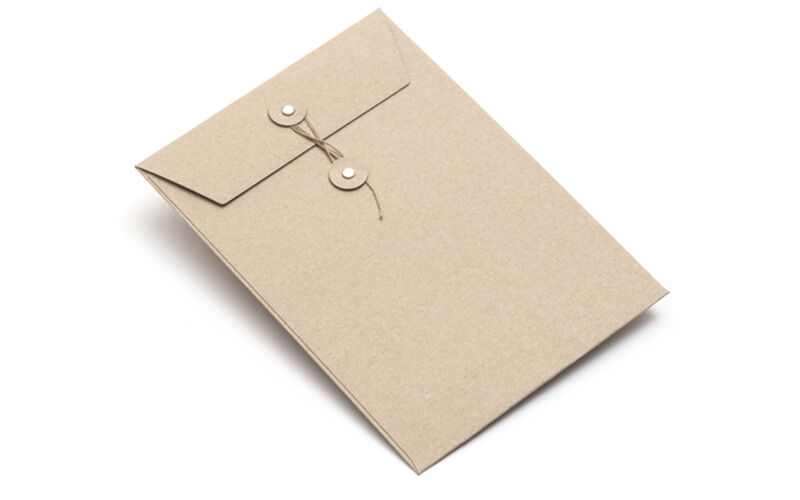 Kartontaschen im Retro-Look grau