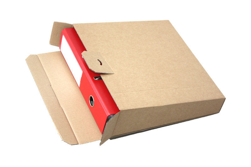 Ordnerverpackung braun