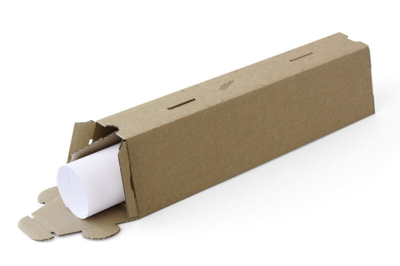 Posterverpackung braun